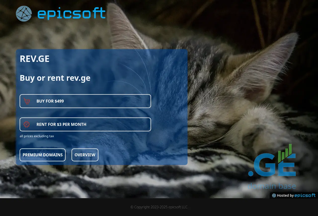 Screenshot of the site rev.ge