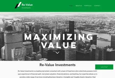 Screenshot of revalue.ge