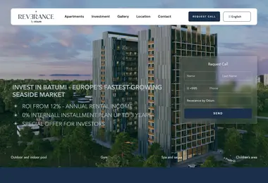 Screenshot of reverance.ge