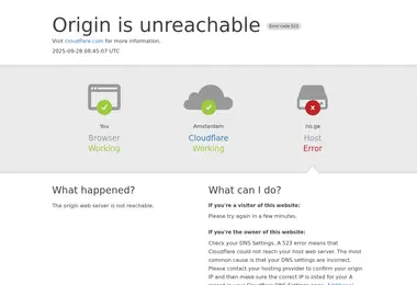 Screenshot of rio.ge