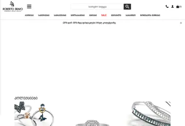 Screenshot of robertobravo.ge
