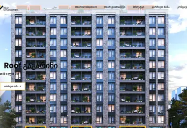 Screenshot of roofdevelopment.ge