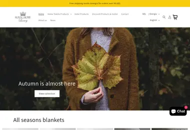 Screenshot of royalhome.ge