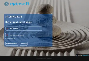 Screenshot of saleshub.ge