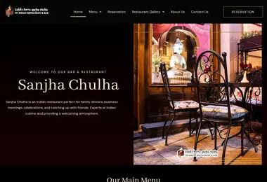 Screenshot of sanjhachulha.ge