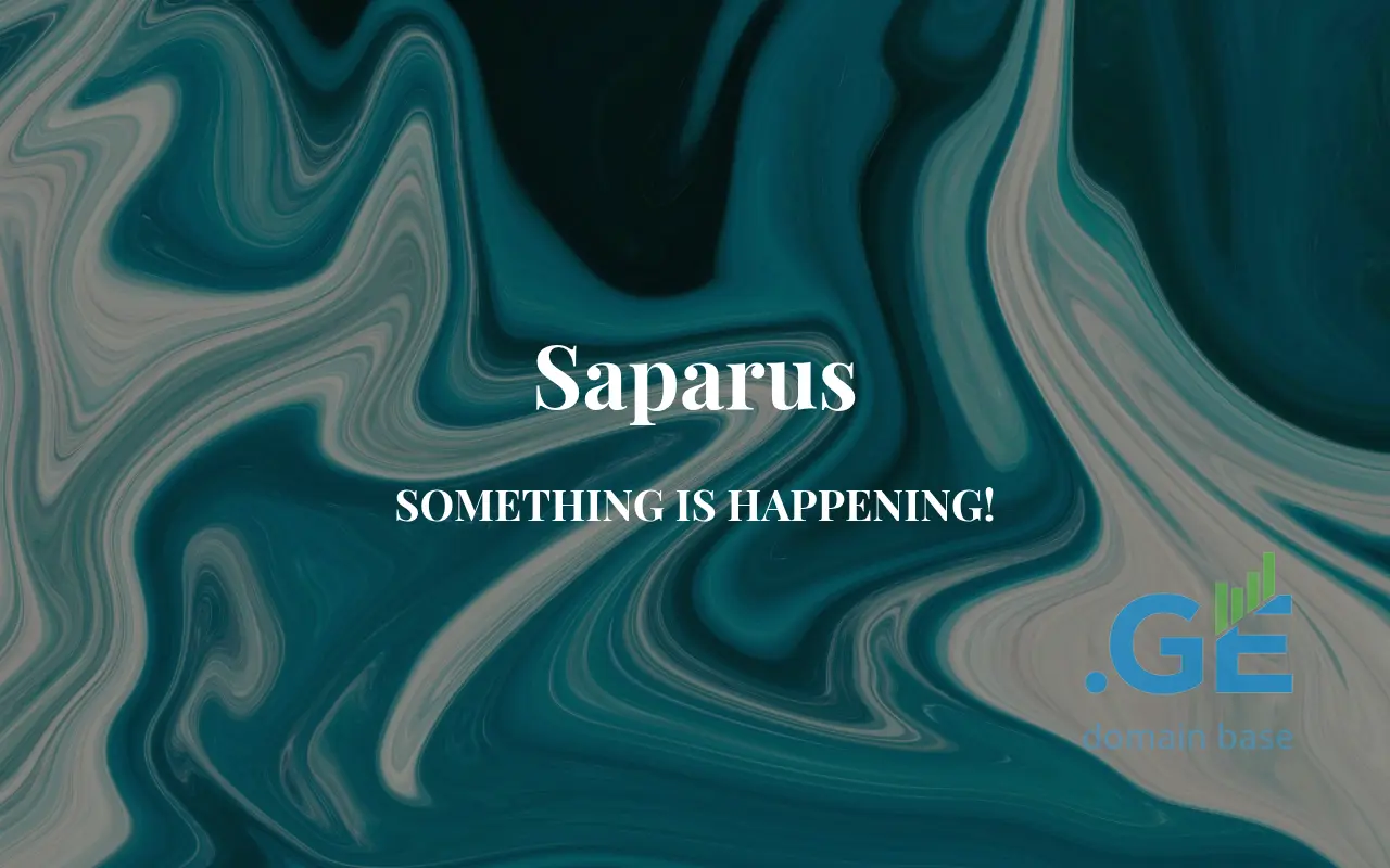 Screenshot of the site saparus.ge