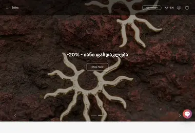 Screenshot of sasheno.ge