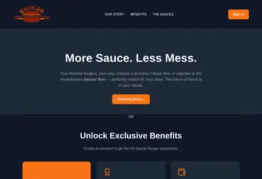 Screenshot of saucerburger.ge