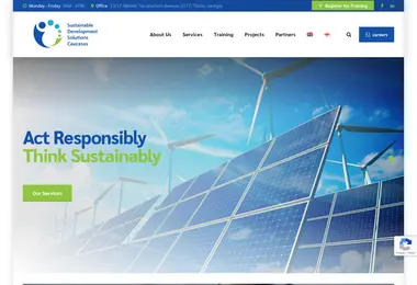 Screenshot of sdsc.ge
