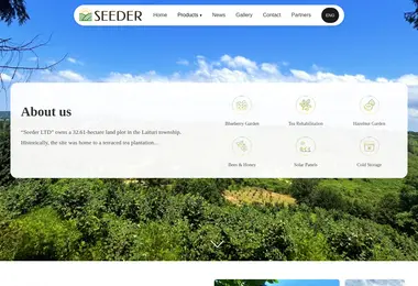 Screenshot of seeder.ge