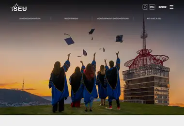 Screenshot of seu.edu.ge