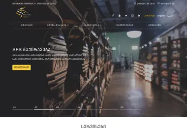 Screenshot of sfs.ge