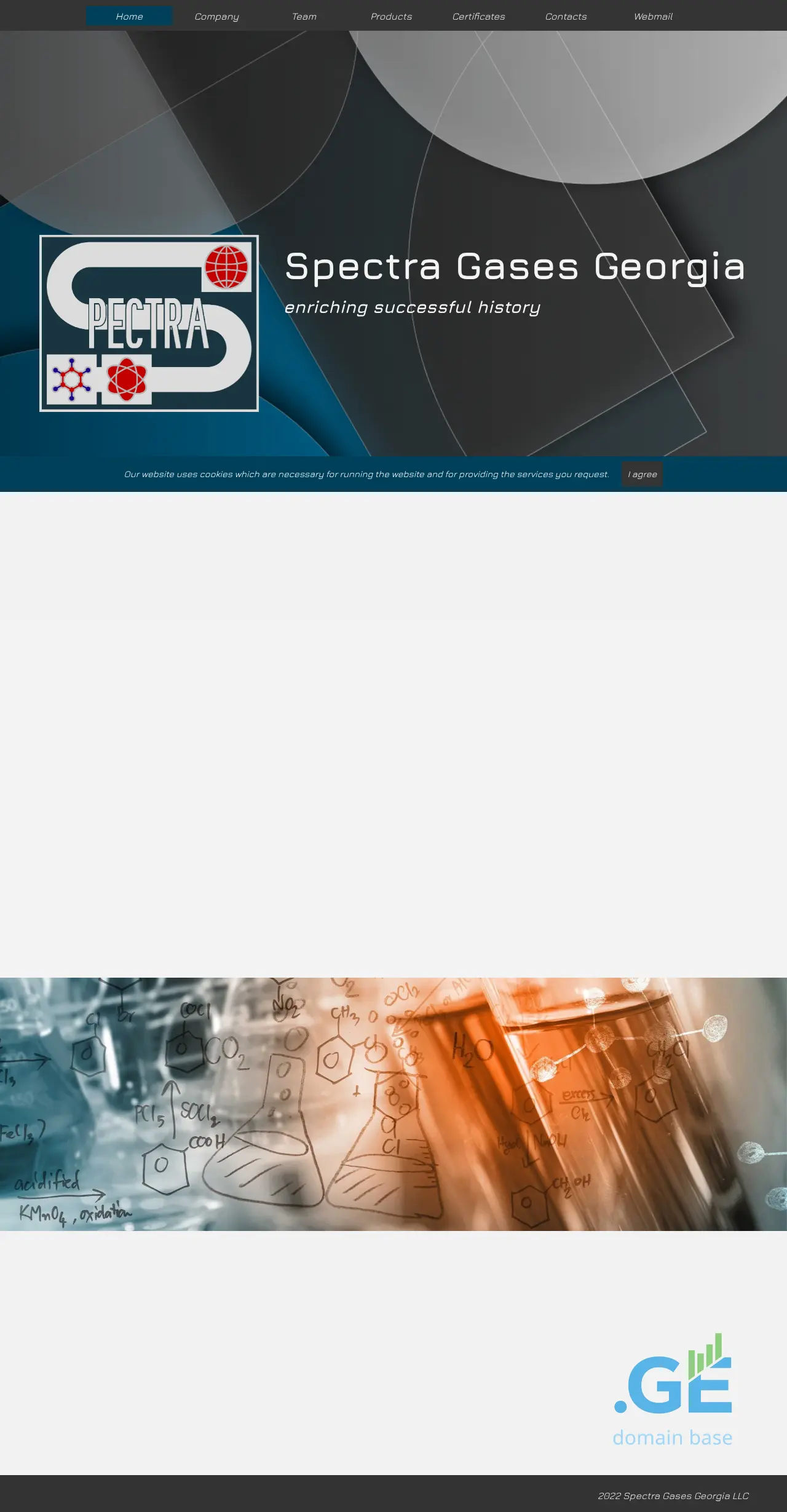 Screenshot of the site sgg.ge