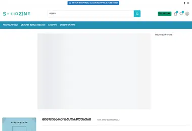 Screenshot of sheidzine.ge