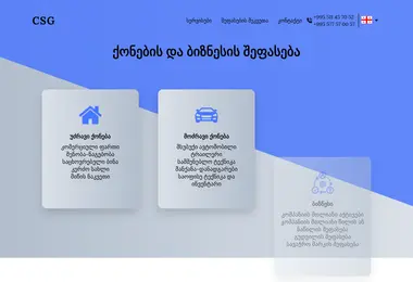 Screenshot of shepaseba.ge