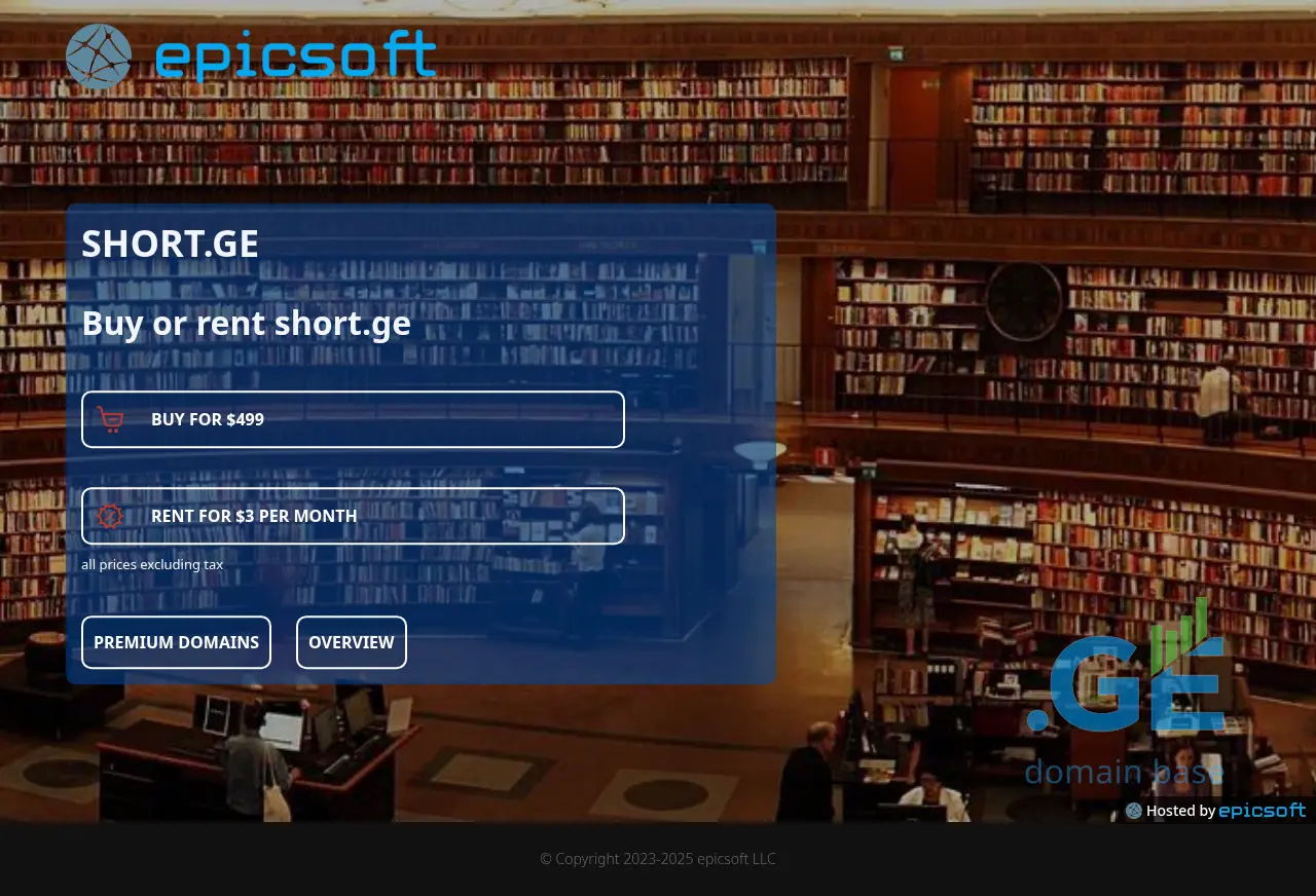Screenshot of the site short.ge