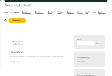 Screenshot of siketiskalakispondi.ge