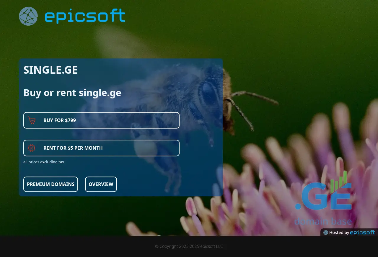 Screenshot of the site single.ge