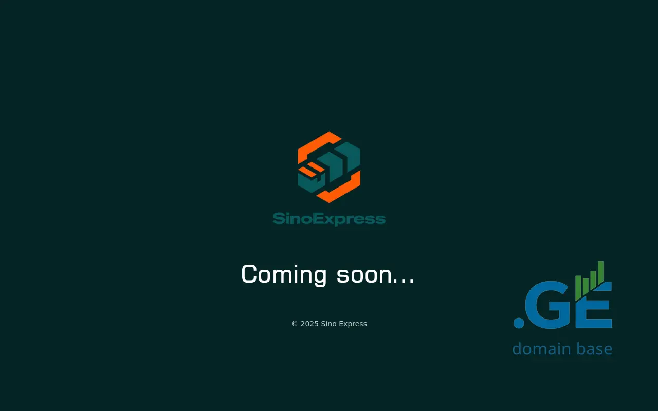 Screenshot of the site sinoexpress.ge