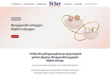 Screenshot of siser.ge