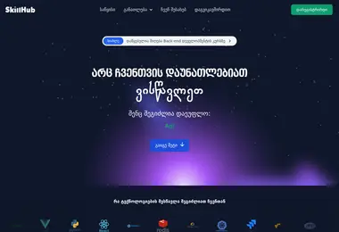 Screenshot of skillhub.ge