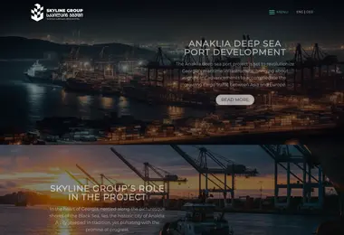 Screenshot of skylinegroup.ge