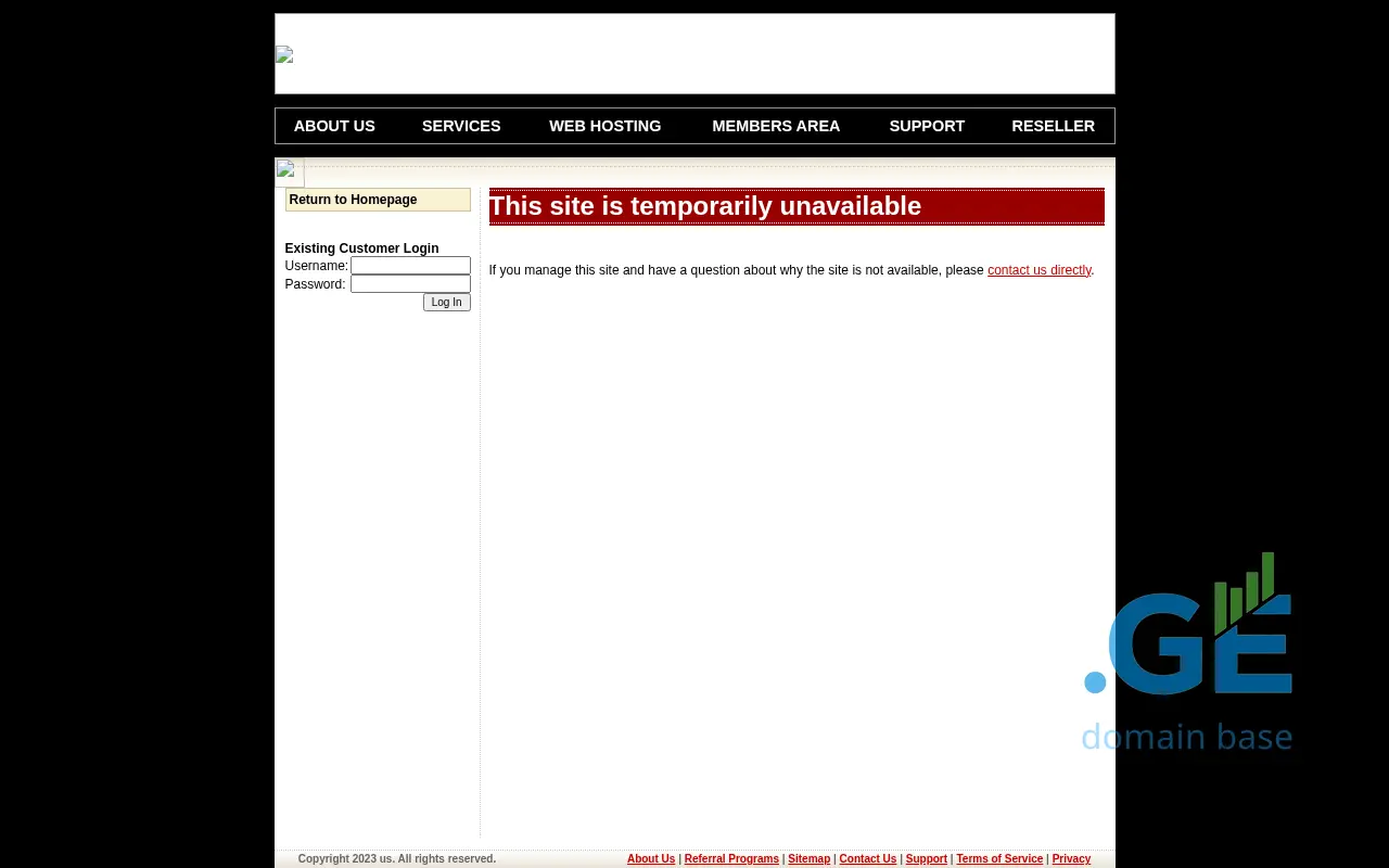 Screenshot of the site skysport.ge