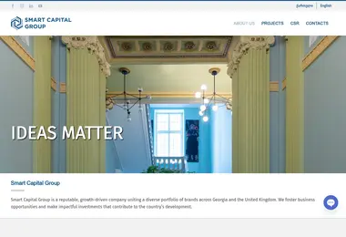 Screenshot of smartcapital.ge