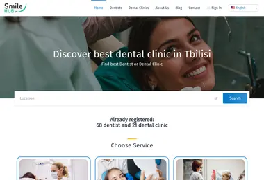 Screenshot of smilehub.ge