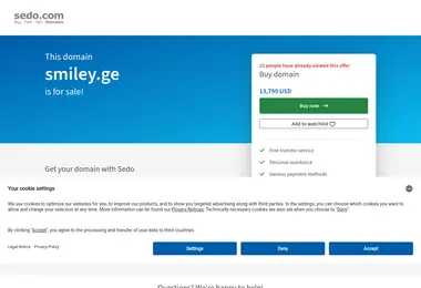 Screenshot of smiley.ge