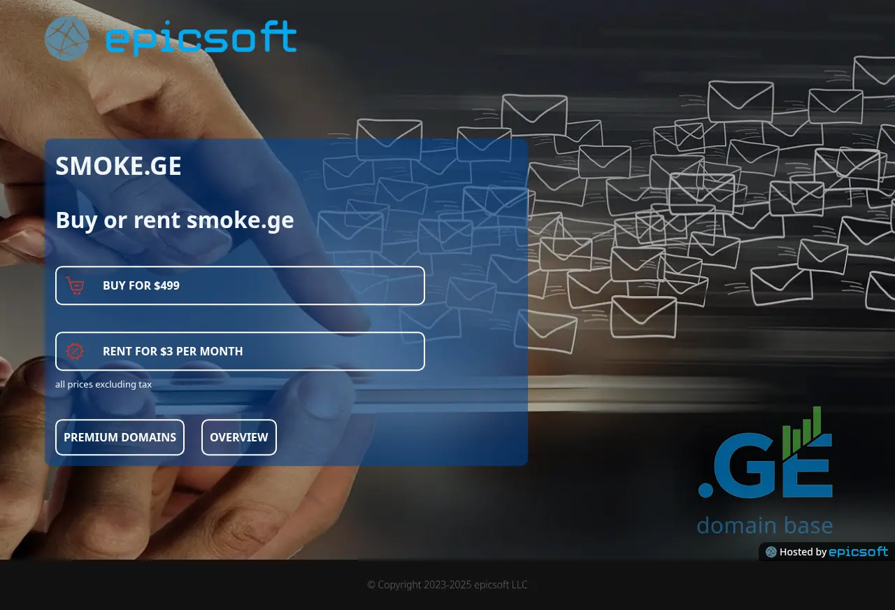 Screenshot of the site smoke.ge