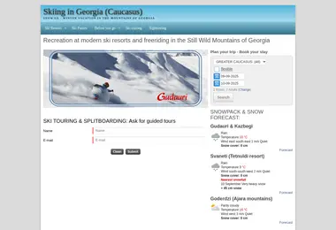 Screenshot of snow.ge