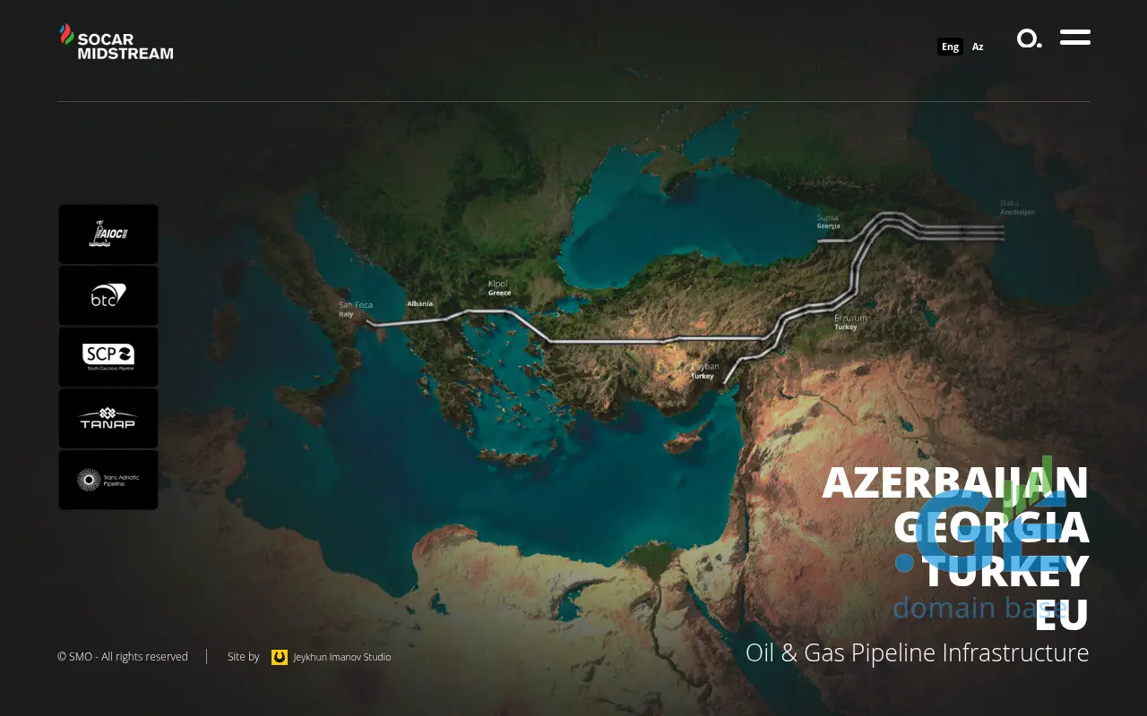 Screenshot of the site socarmidstream.ge