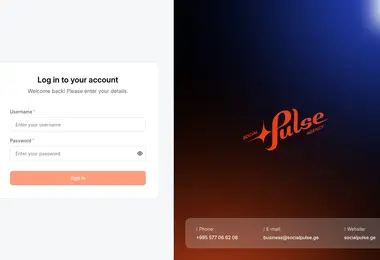 Screenshot of socialteam.ge