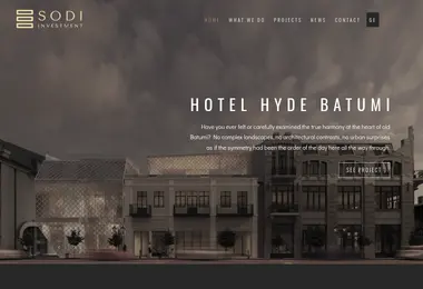 Screenshot of sodi.ge