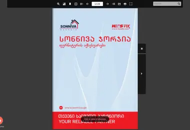 Screenshot of sonniva.ge