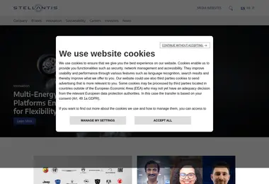 Screenshot of stellantis.ge
