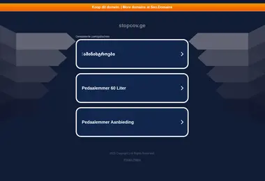 Screenshot of stopcov.ge