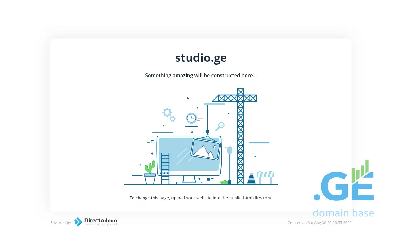 Screenshot of the site studio.ge