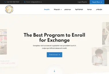 Screenshot of studywine.ge