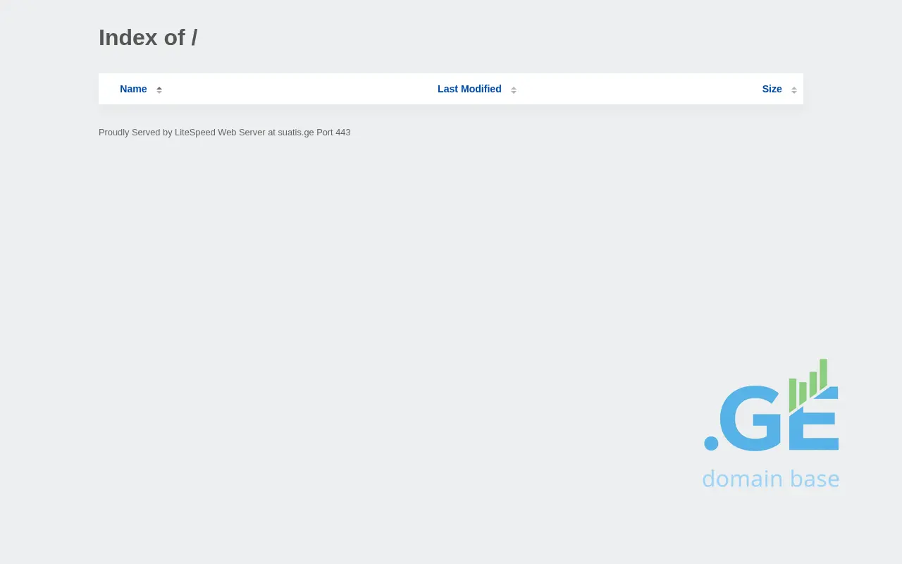 Screenshot of the site suatis.ge