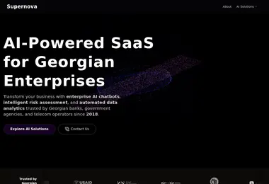 Screenshot of supernova.ge
