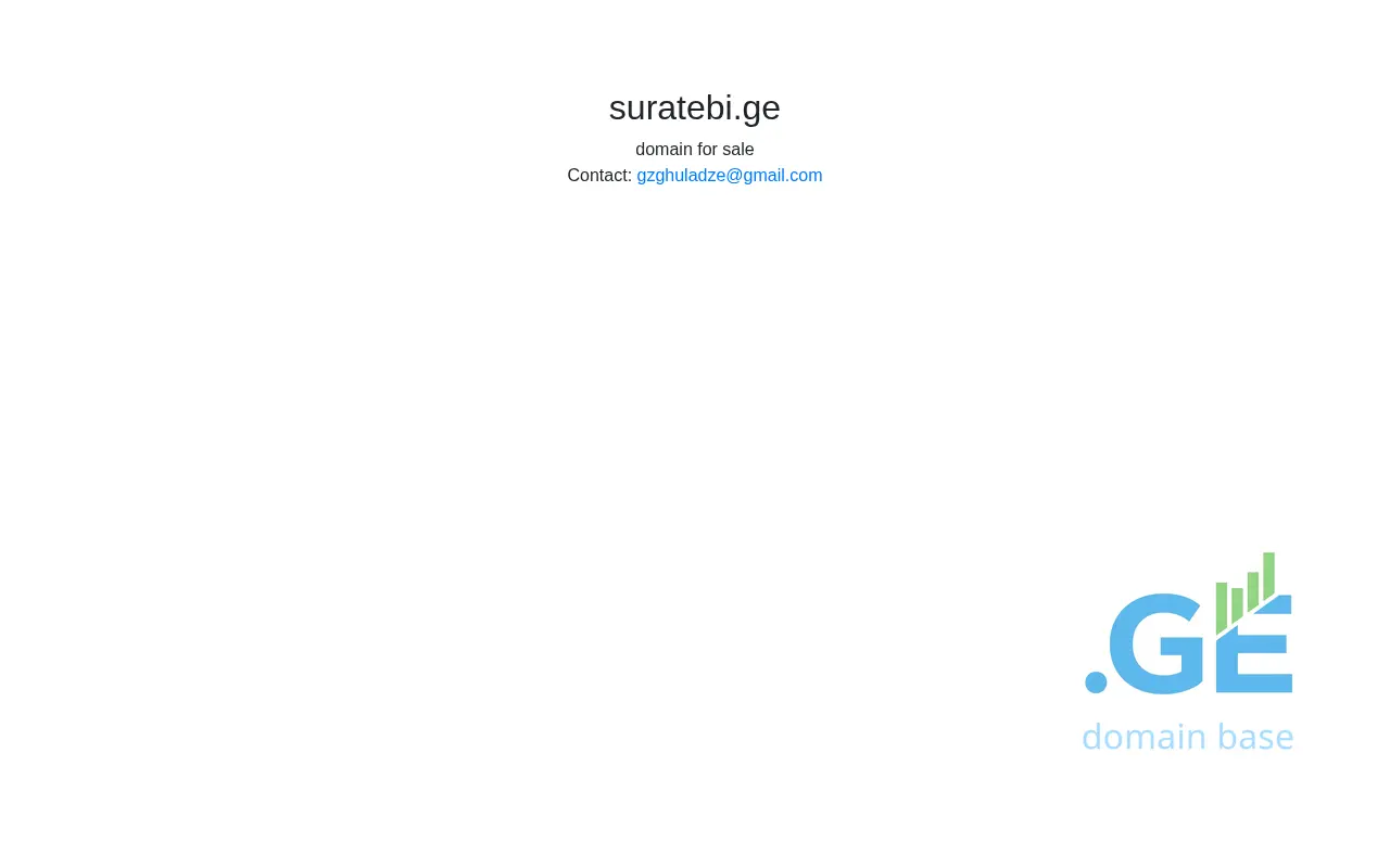 Screenshot of the site suratebi.ge