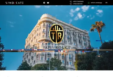 Screenshot of syndicate.ge