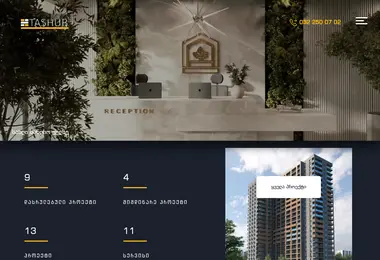 Screenshot of tashub.ge