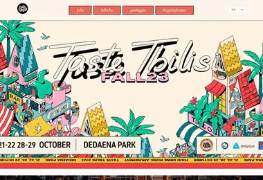 Screenshot of tastetbilisi.ge