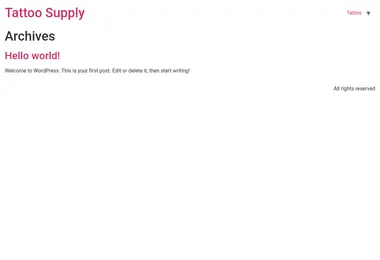 Screenshot of tattooshop.ge