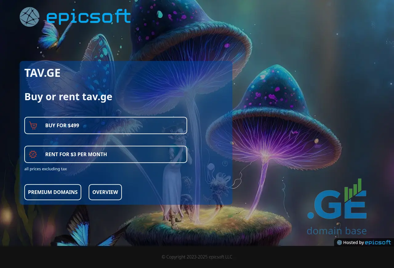 Screenshot of the site tav.ge