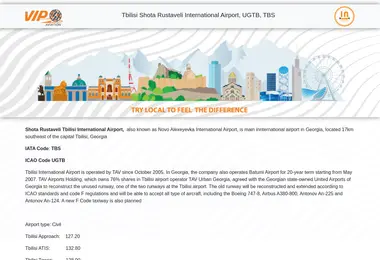 Screenshot of tbshandling.ge