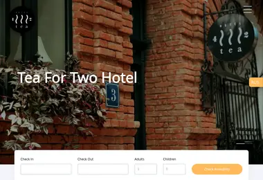 Screenshot of tea42hotel.ge